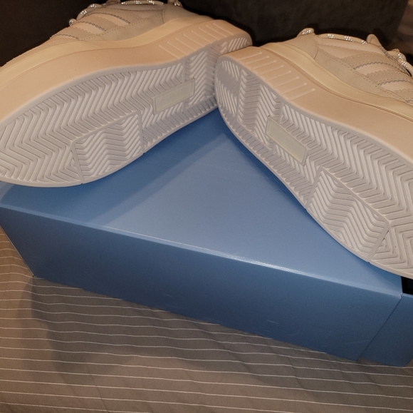 Ivy Park X Adidas Cloud white platform shoes 7 - Picture 3 of 4